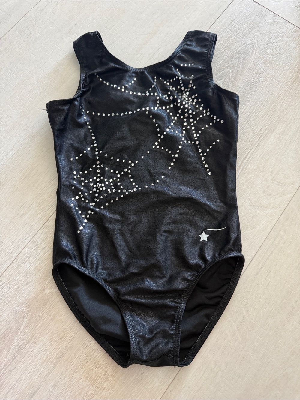 Girls Black halloween Gymnastics’s leotard
